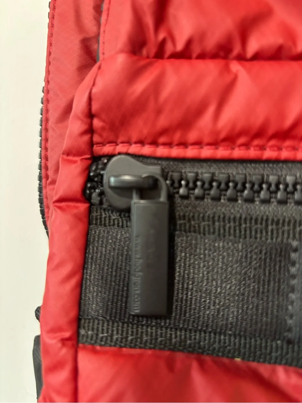 Hedgren Red Nylon Backpack Laptop Travel Bag Unisex
